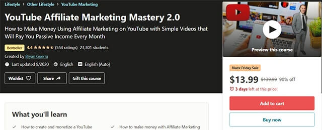 YouTube Affiliate Marketing Mastery 2.0